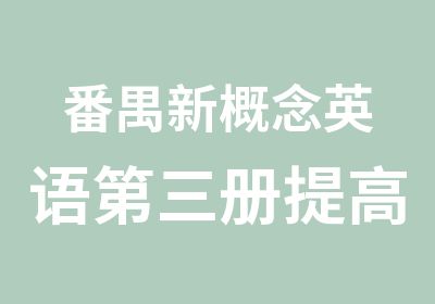 番禺新概念英语第三册