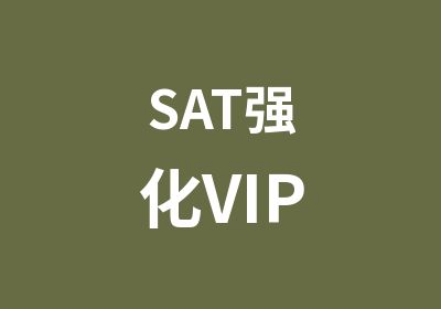 SAT强化VIP