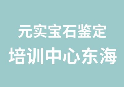 元实宝石鉴定培训中心东海宝石鉴定实践学习