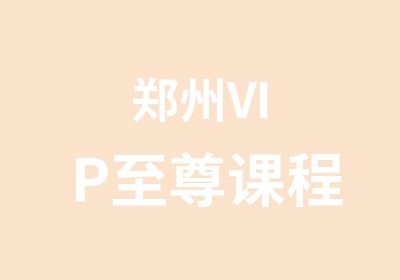 郑州VIP课程