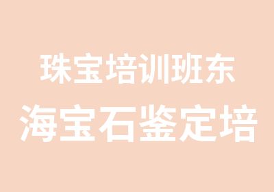 珠宝培训班东海宝石鉴定培训实践学习