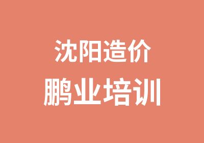 沈阳造价鹏业培训