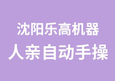 沈阳乐高机器人亲自动手操作课程