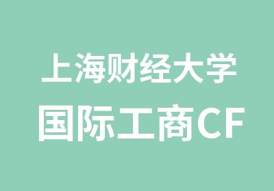 上海财经大学国际工商CFA暑假,CFA暑假夏令营