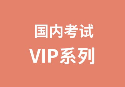 国内考试VIP系列