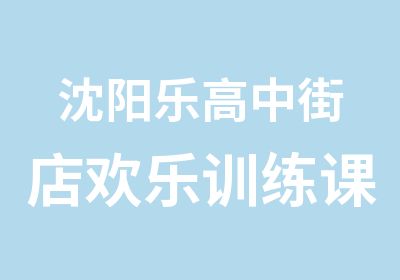 沈阳乐高中街店欢乐训练课