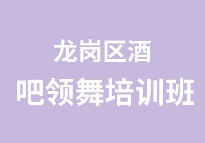 龙岗区酒吧领舞培训班