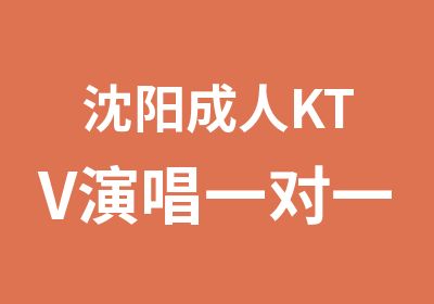 沈阳成人KTV演唱高品质教学