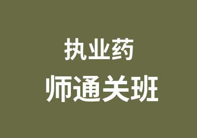 执业药师通关班