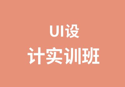 UI设计实训班