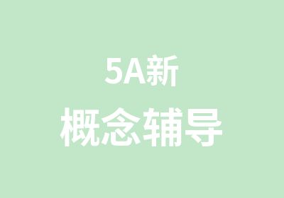 5A新概念辅导