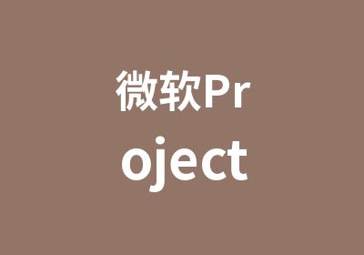 微软Project