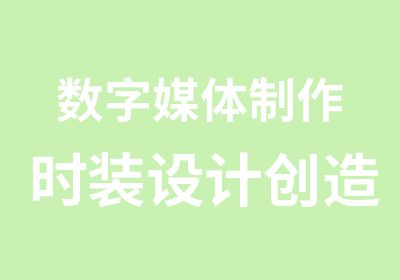 数字媒体制作时装设计创造性艺术实践2