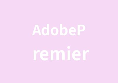 AdobePremiere单科培训