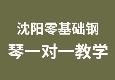 沈阳零基础钢琴教学培训