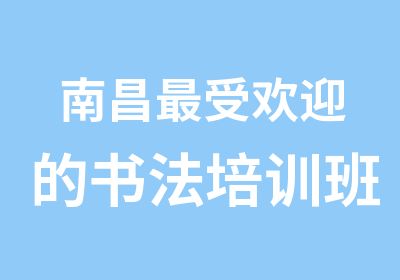 南昌受欢迎的书法培训班墨本轩