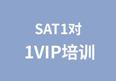 SAT1对1VIP培训