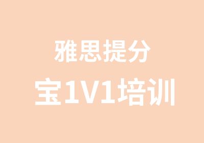 雅思宝1V1培训