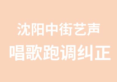 沈阳中街艺声唱歌跑调纠正班