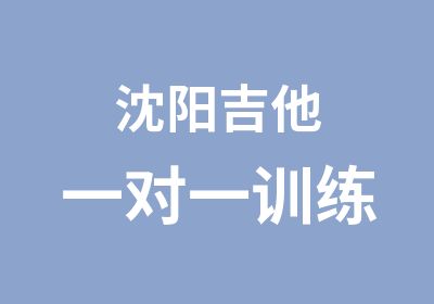 沈阳吉他训练