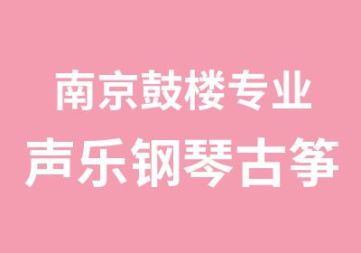 南京鼓楼专业声乐钢琴古筝等培训