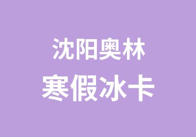 沈阳奥林寒假冰卡