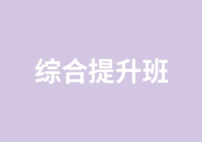 综合提升班