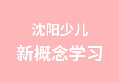 沈阳少儿新概念学习