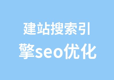 建站搜索引擎seo优化