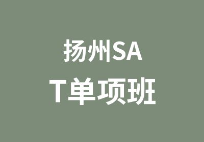 扬州SAT单项班