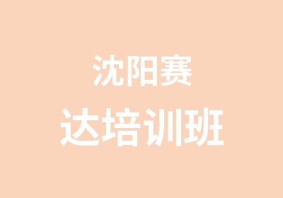 沈阳赛达培训班