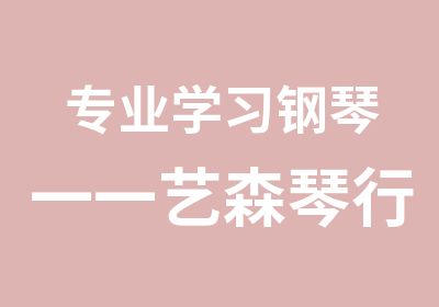 专业学习钢琴一一艺森琴行南京江北浦口