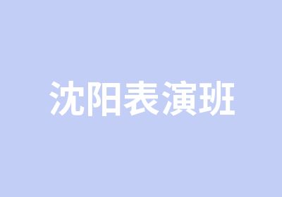 沈阳表演班