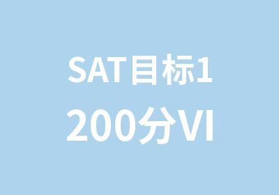 SAT目标1200分VIP3-5人班