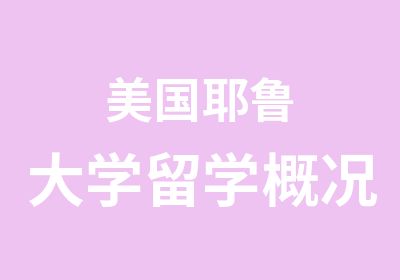 美国耶鲁大学留学概况