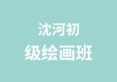 沈河初级绘画班