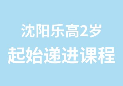 沈阳乐高2岁起始递进课程