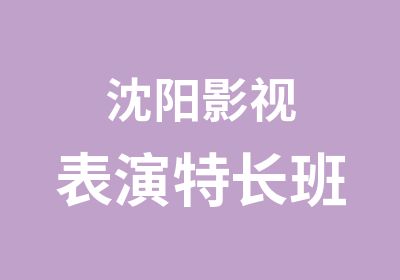 沈阳影视表演特长班