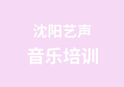 沈阳艺声音乐培训