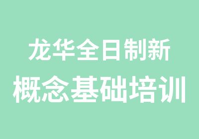 龙华新概念基础培训综合班