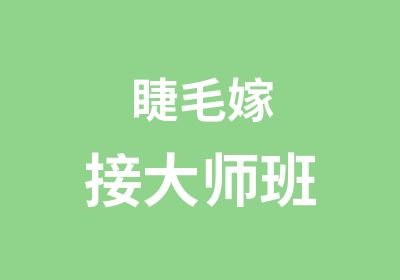 睫毛嫁接大师班