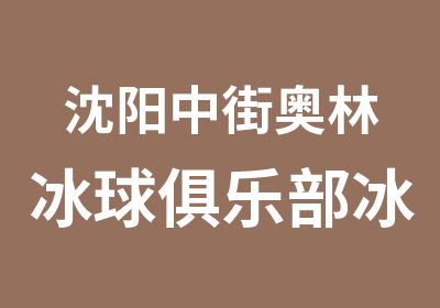 沈阳中街奥林冰球俱乐部冰球培训