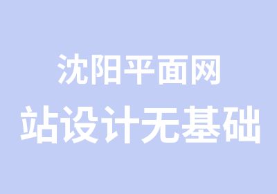 沈阳平面网站设计无基础