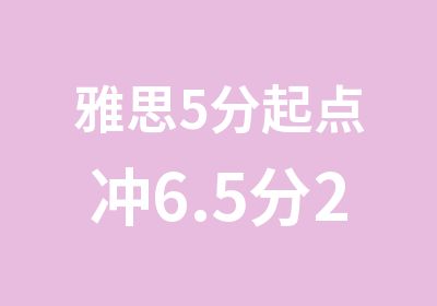 雅思5分起点冲6.5分20人班