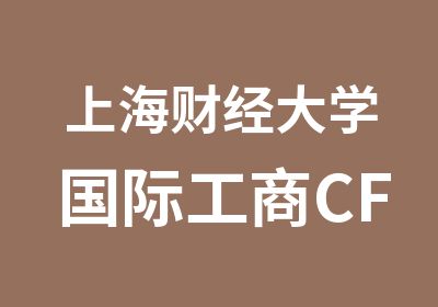 上海财经大学国际工商CFA一级零基础长线周末班