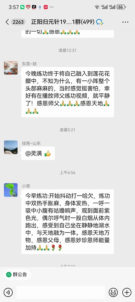 妙珍正阳归元针学员反馈，，，