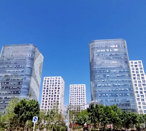 北京财科学校学校嘉悦校区大楼外景