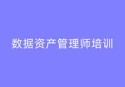 數(shù)據(jù)資產(chǎn)管理師培訓(xùn)