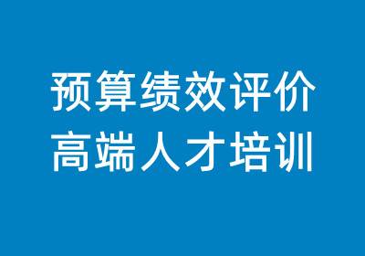 預(yù)算績效評價高端人才項目