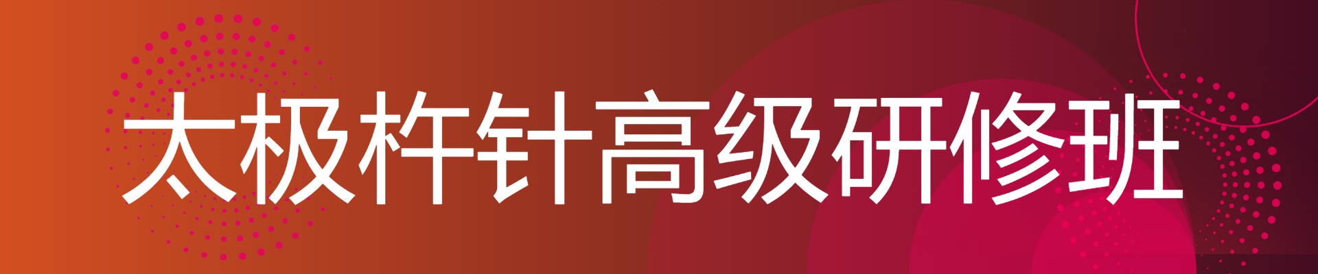 中醫(yī)杵針療法實戰(zhàn)班